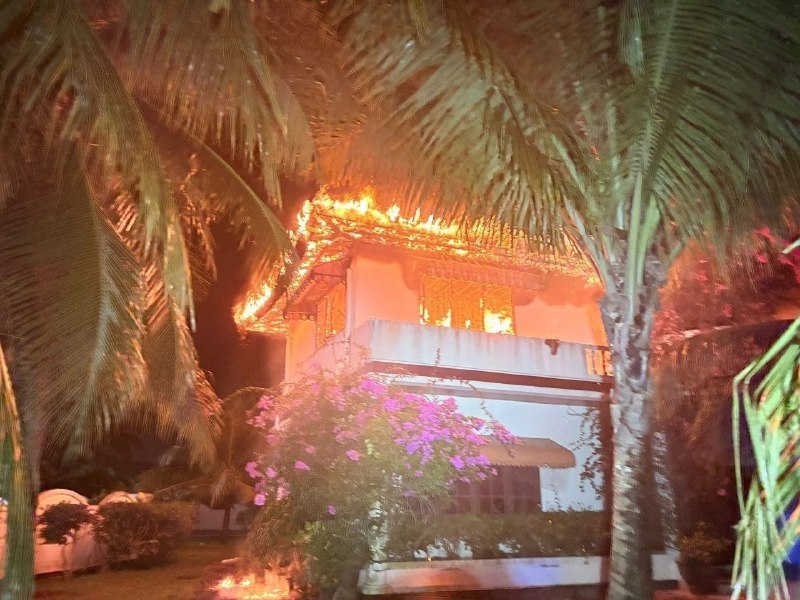 Пожар в доме иностранцев на Пхукете