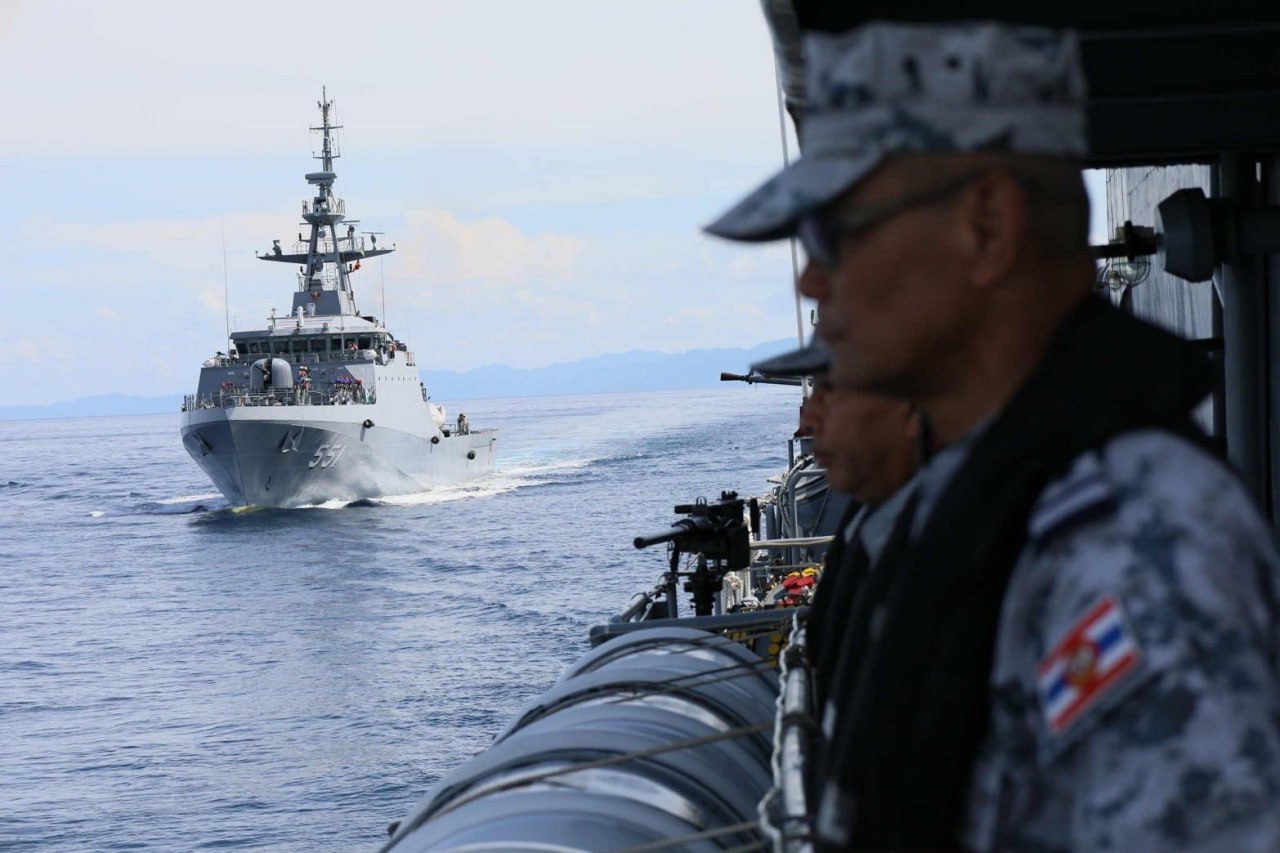 Флотские учения у побережья Пхукета