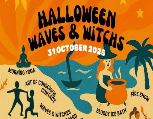 Релоунг пляжного клуба на Хэллоуин