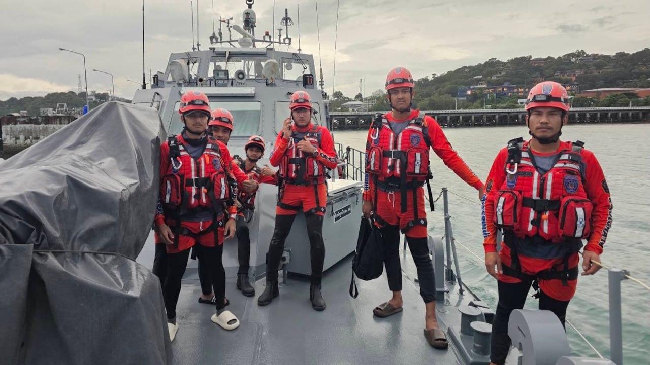 Спасение дайверов у острова Рача-ной