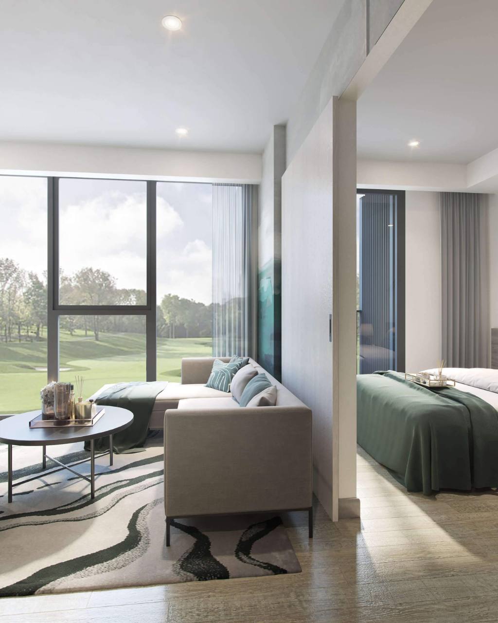 Готовая квартира на гольф-поле Пхукета