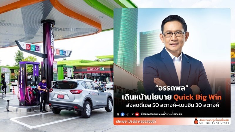 Снижение цен на топливо в Таиланде