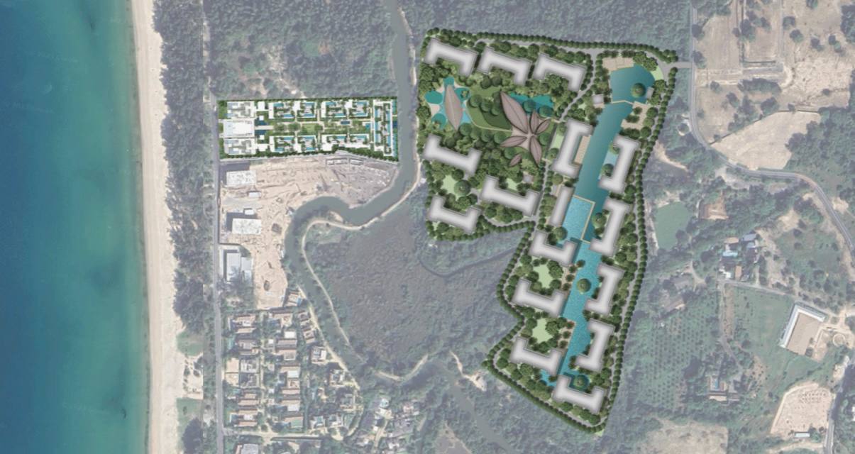 Проект апартаментов на пляже Лаян