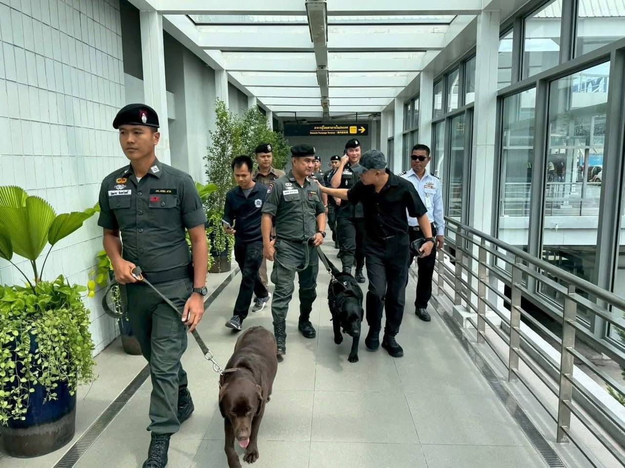 Проверка безопасности аэропорта Пхукета