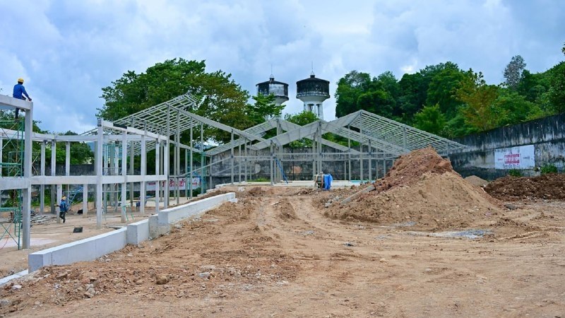 Строительство парка в Пхукет-Тауне