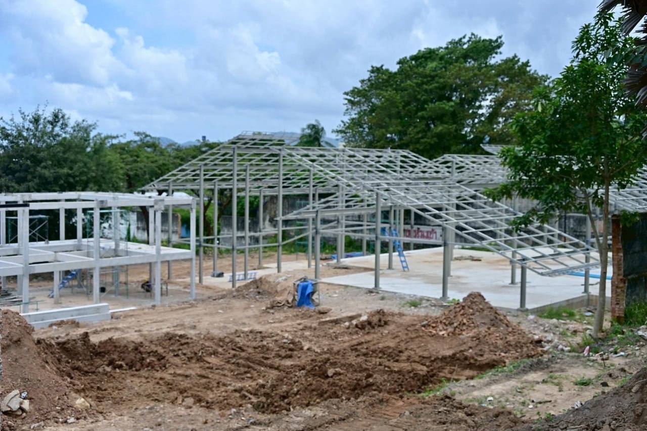 Строительство парка в Пхукет-Тауне