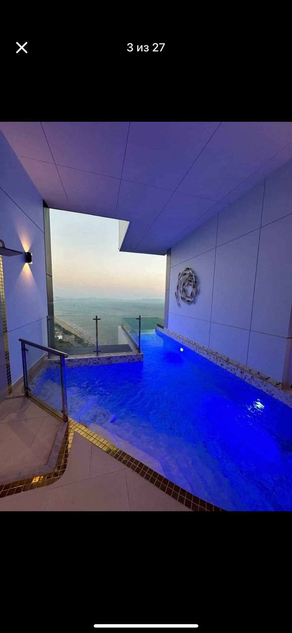 Аренда бэдрум с бассейном на 48 этаже