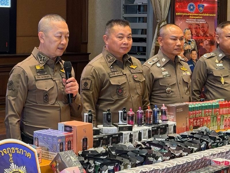 Операция против вейпов в Таиланде