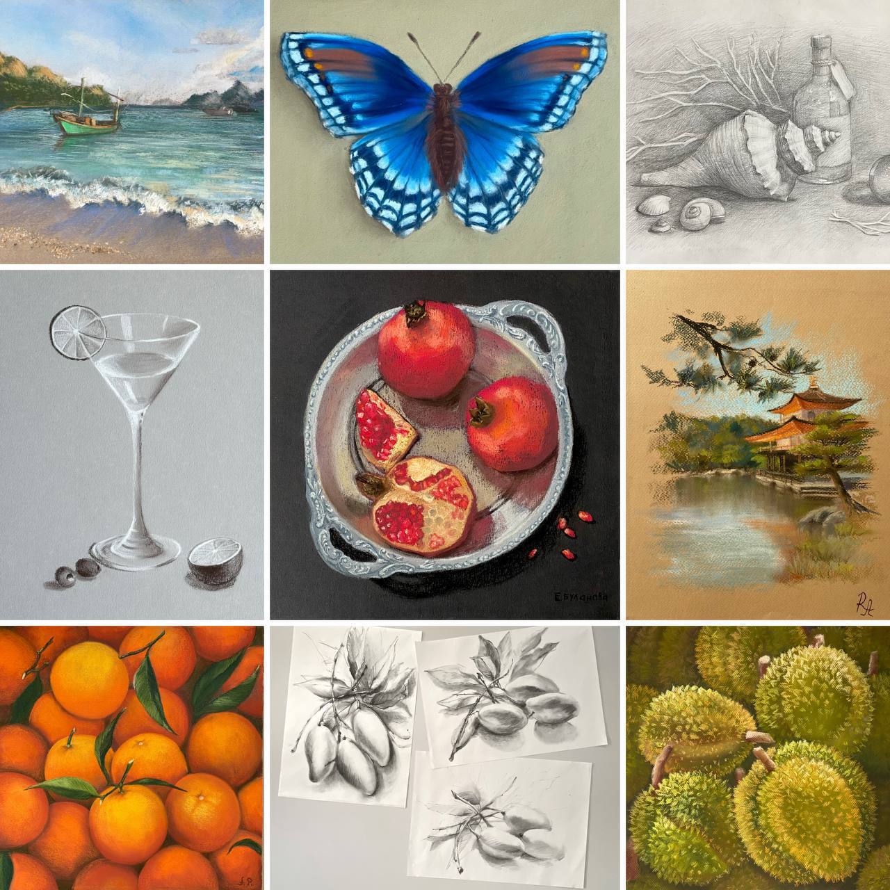 Набор на курс рисунка и живописи