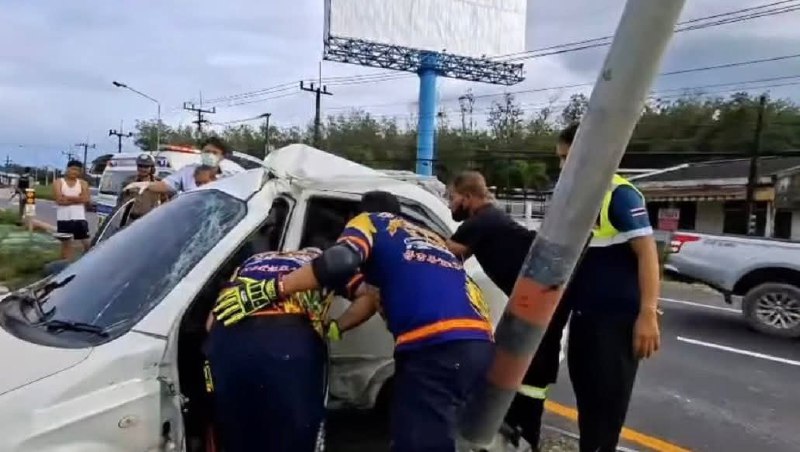 ДТП в Пхангнга: столкновение автомобиля