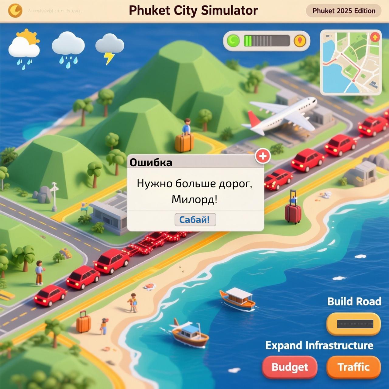 Анализ турпотока и пробок на Пхукете