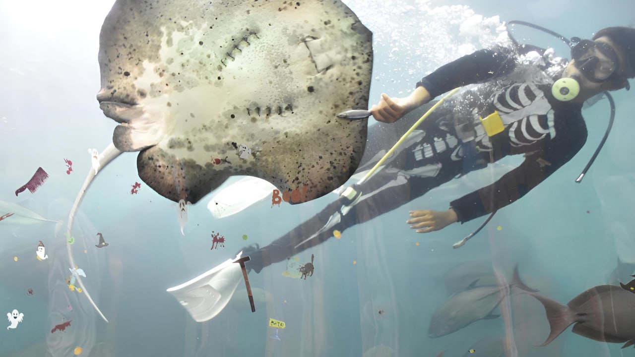 Хеллоуин в пхукетском океанариуме