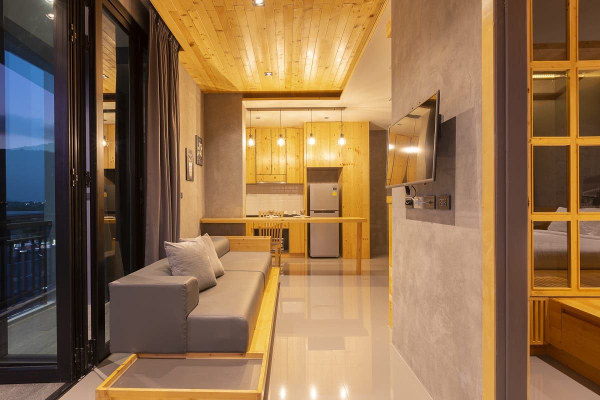 Уникальный пентхаус в стиле азиатского лофта