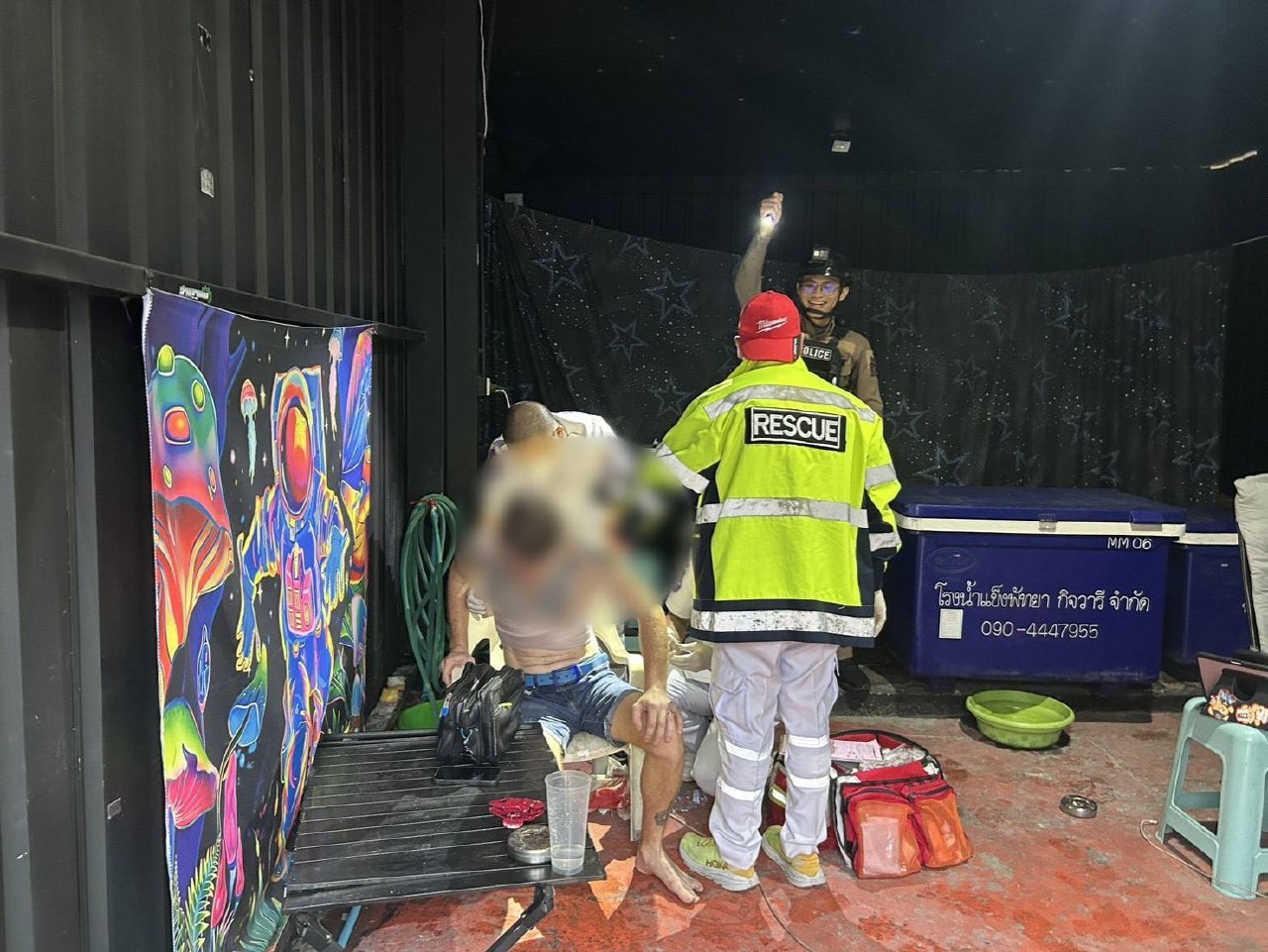 Ножевое ранение из-за спрея в Паттайе