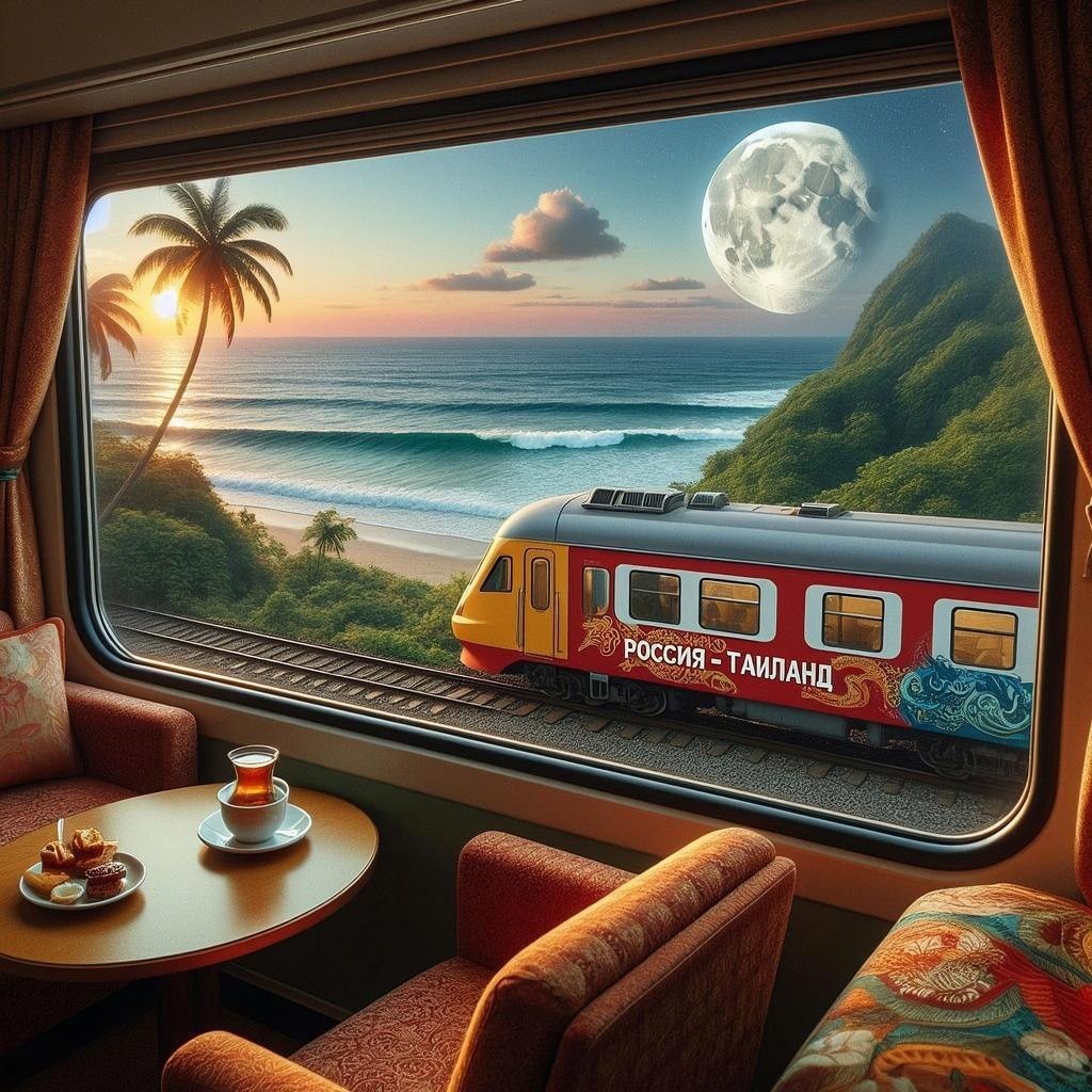 Поезд из России в Таиланд