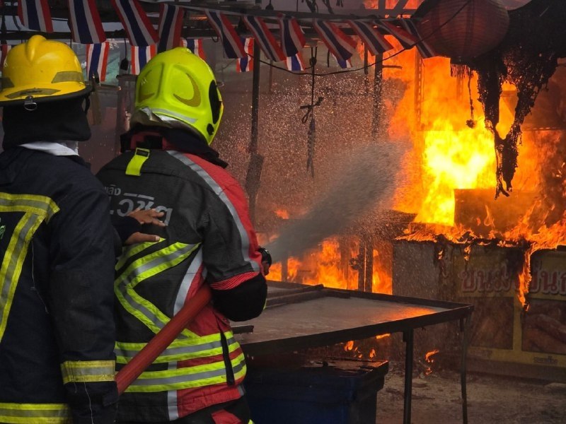 Чуть не сгорел рынок в Вичите!