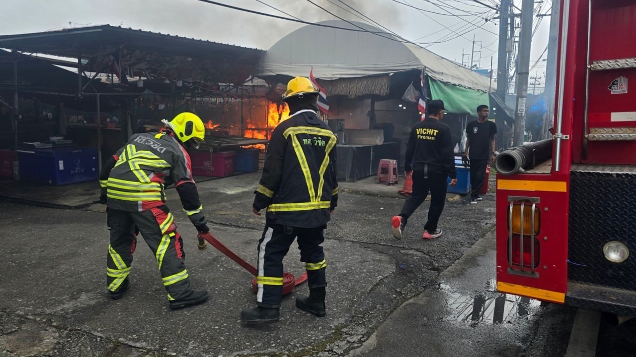 Чуть не сгорел рынок в Вичите!