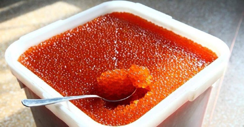 Свежайшее поступление икры кеты