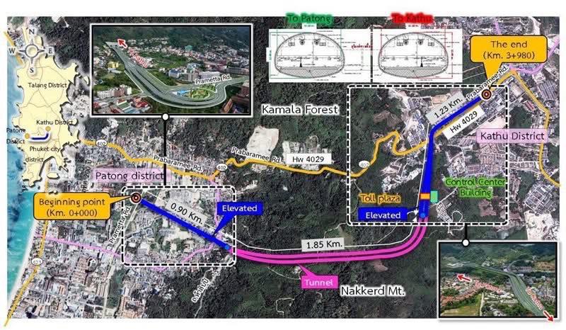 Строительство тоннеля в Патонге подтверждено