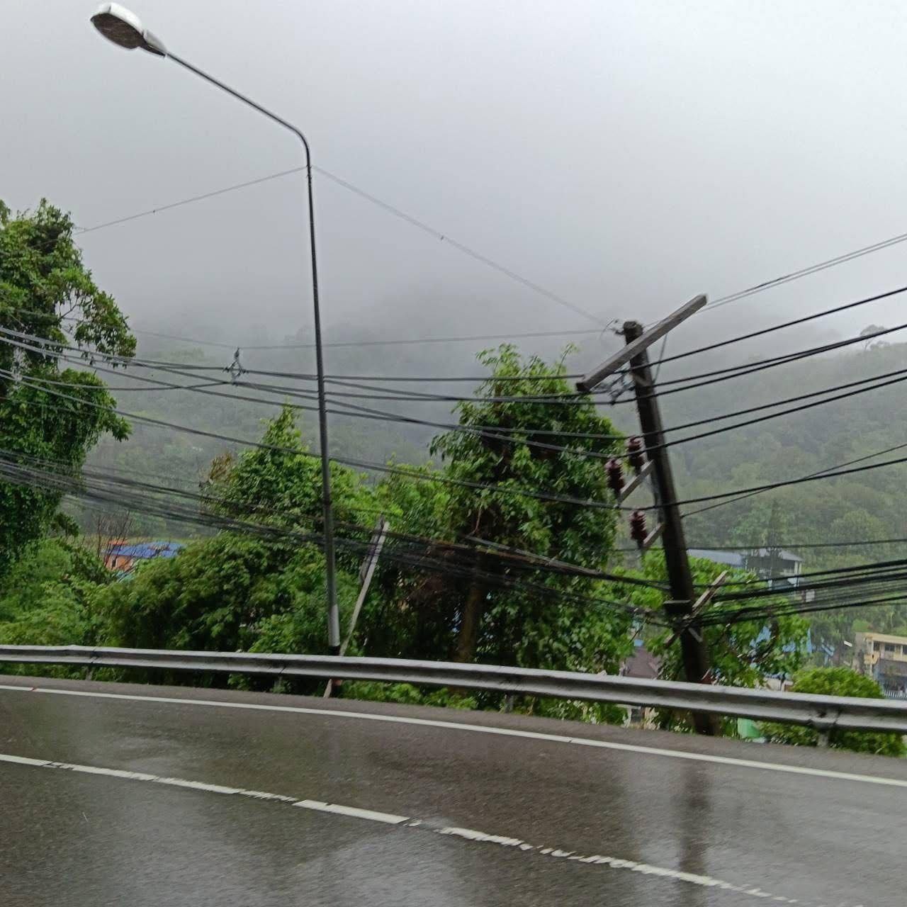 Оползень на Пхукете после ливней