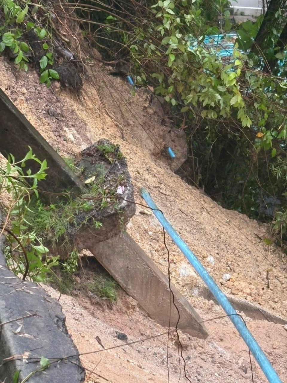 Оползень на Пхукете после ливней