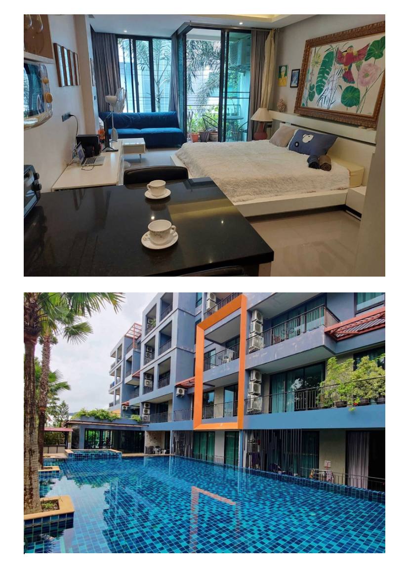 Квартира на Пхукете, студия, 35 м²