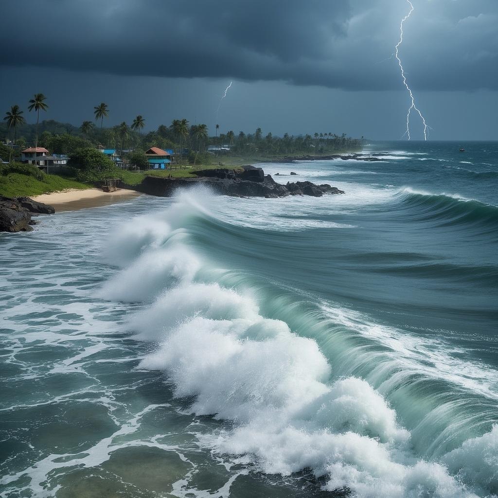 Шторм Калмаэги надвигается на Таиланд