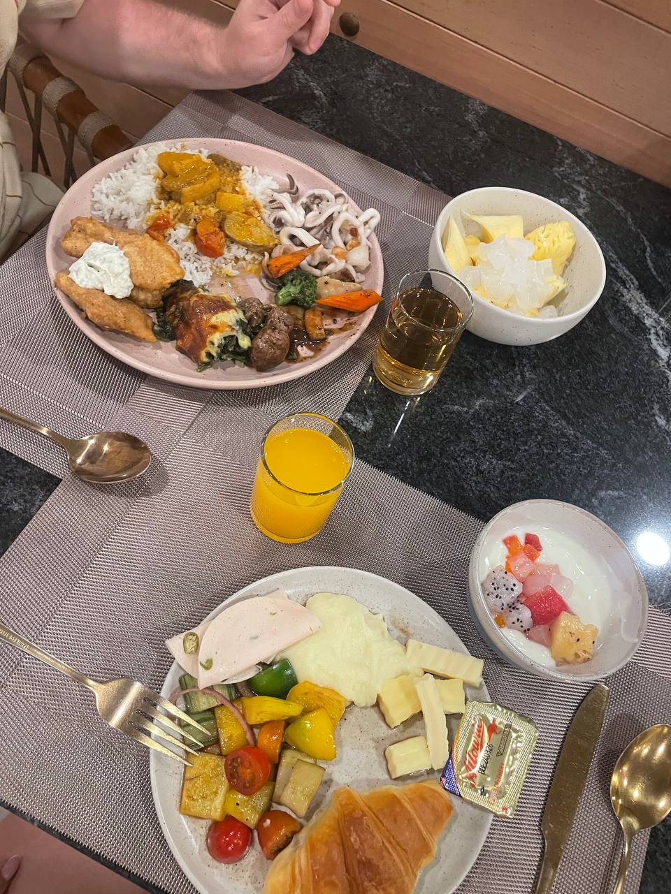 Обзор завтрака в отеле