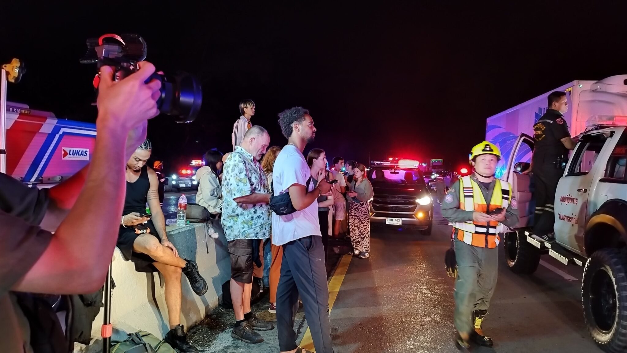 ДТП с туристическим автобусом в Таиланде