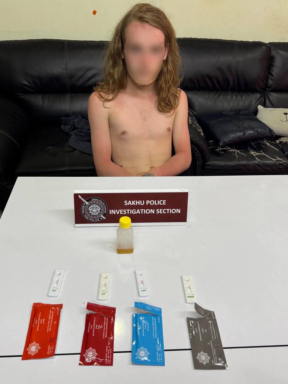 Задержание гонщика на мотоцикле в Саку