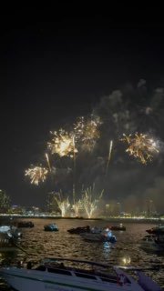 Фестиваль фейерверков на корабле в Паттайе