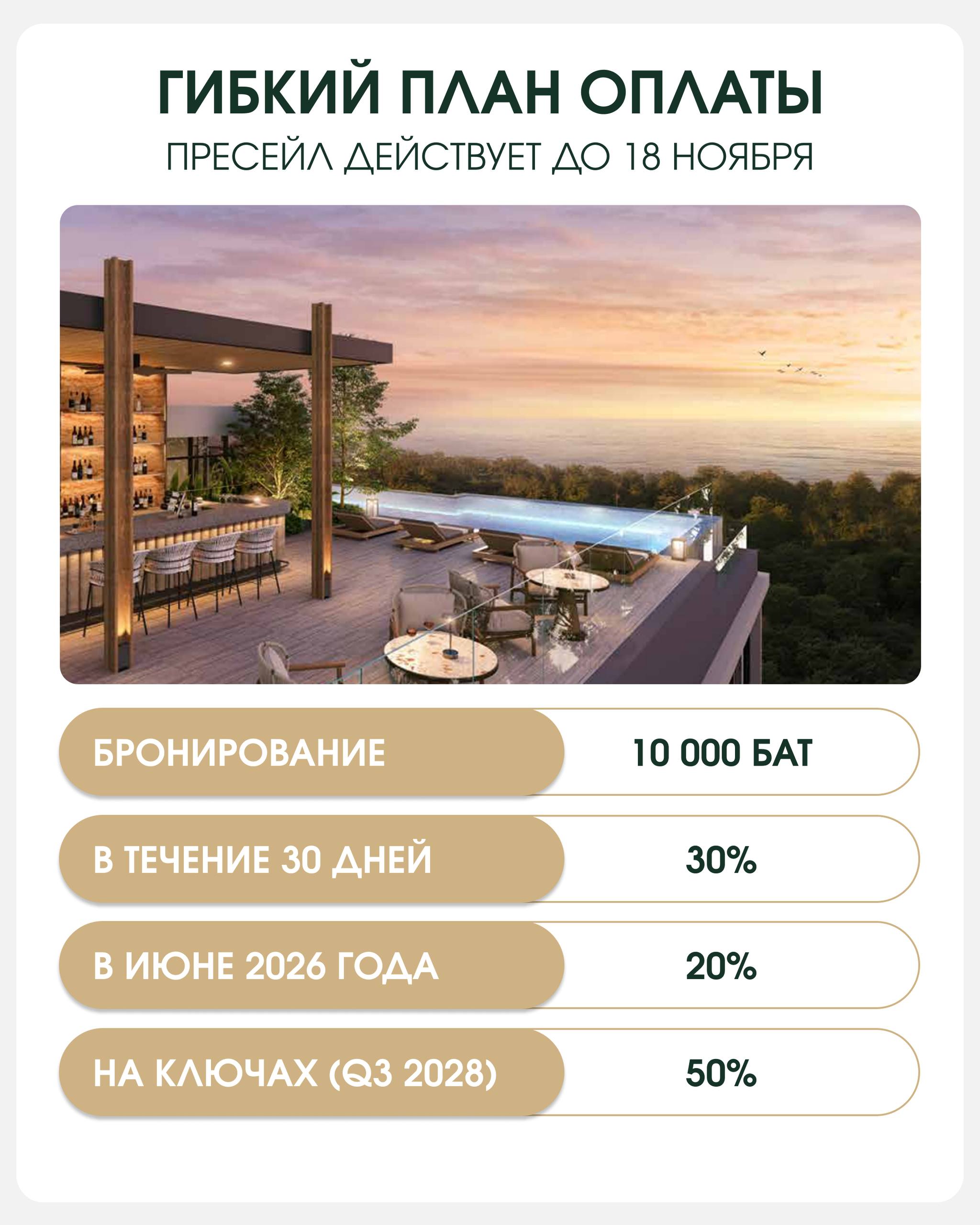 Пресейл апартаментов на Пхукете