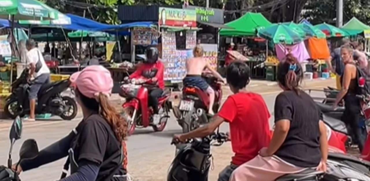 Арест за трюки на мотоцикле в Таиланде