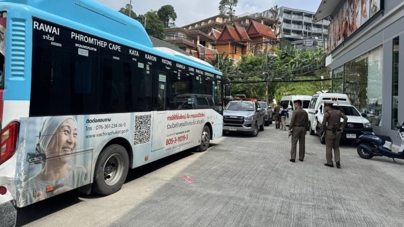 Авария электробуса на Пхукете