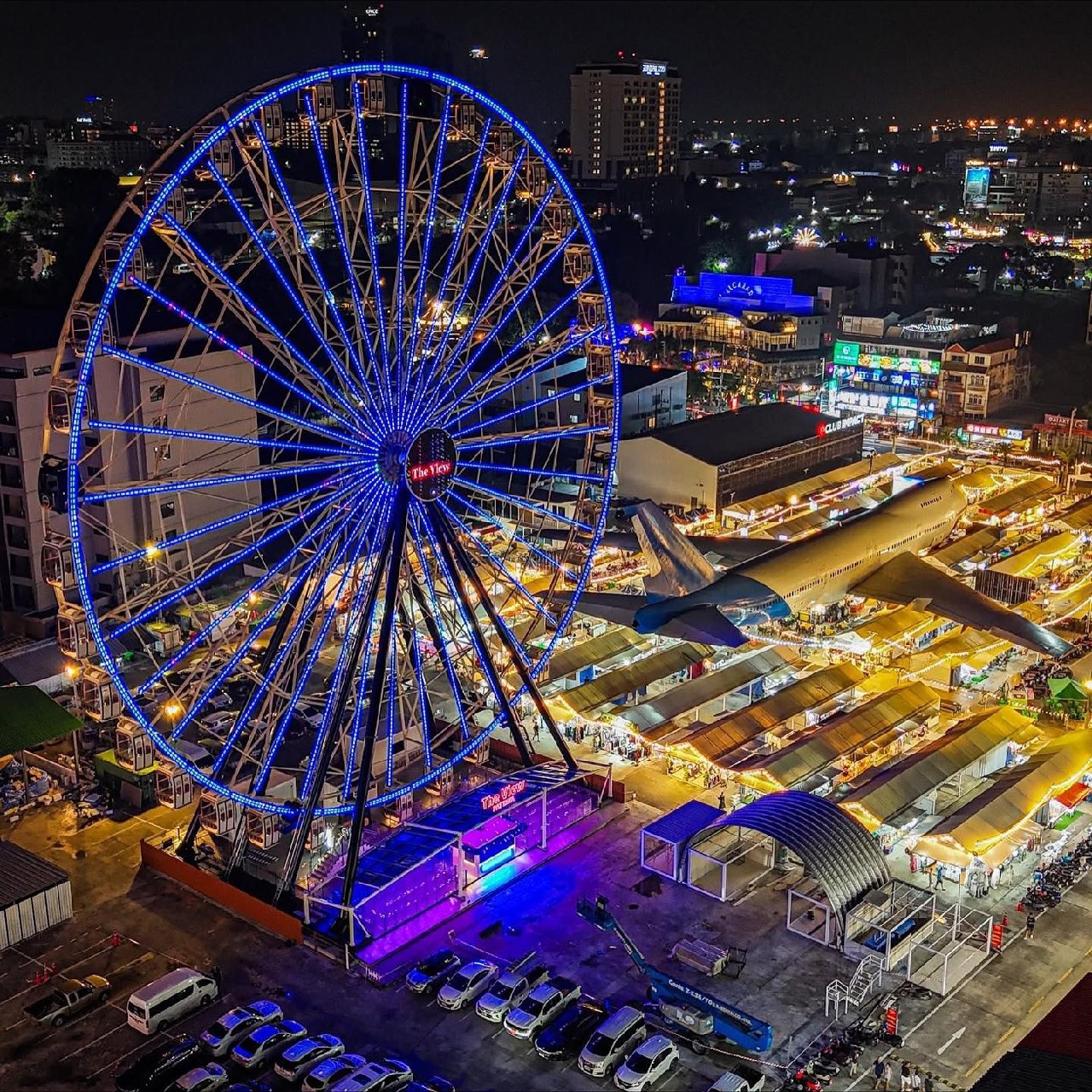 Новое колесо обозрения в Паттайе