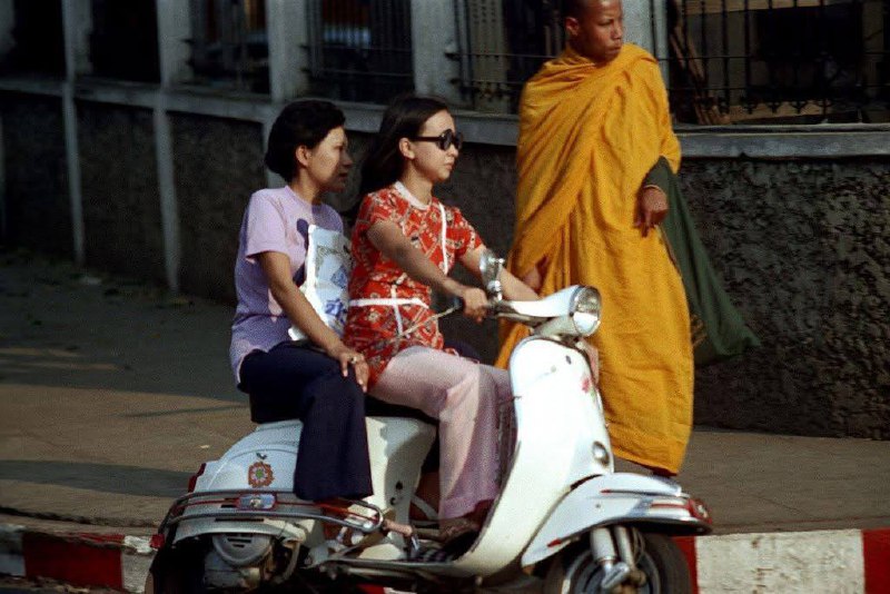 Необычные функции мотобайка в Таиланде