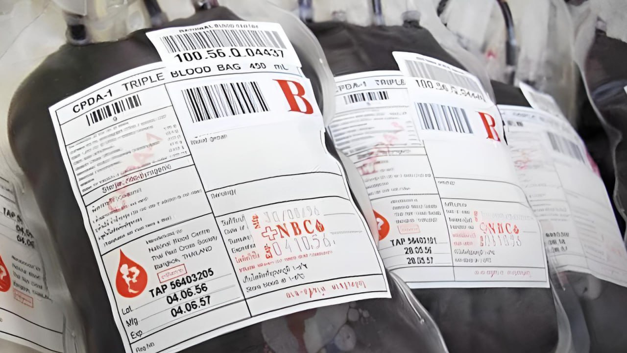 Сбор донорской крови для пострадавшей