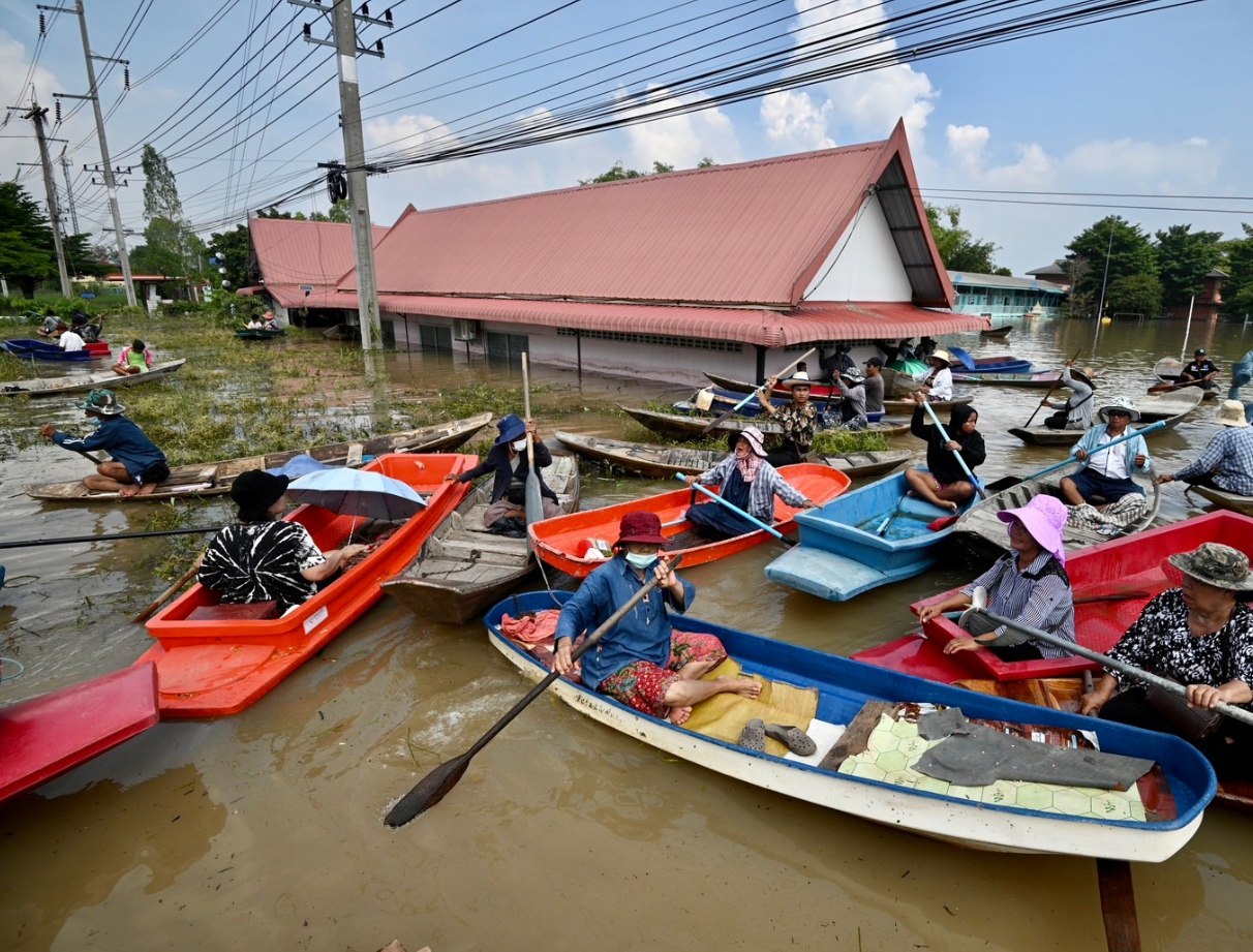 Визит премьера в затопленный район