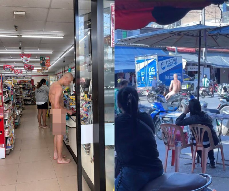 Иностранец на мотоцикле шокировал жителей