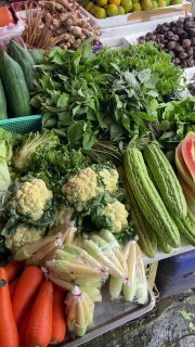 Тайский орех пао на рынке Самуи