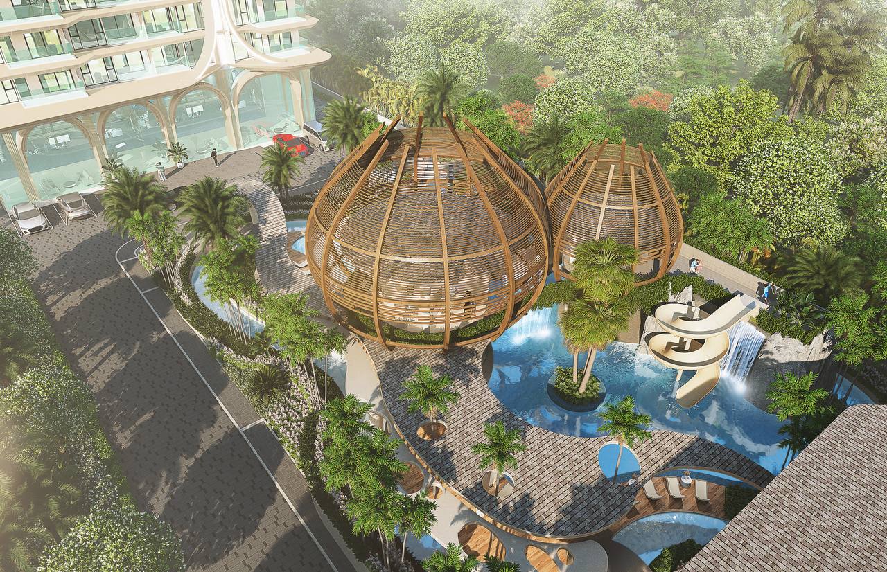 Продажа резиденций в небоскрёбе у моря