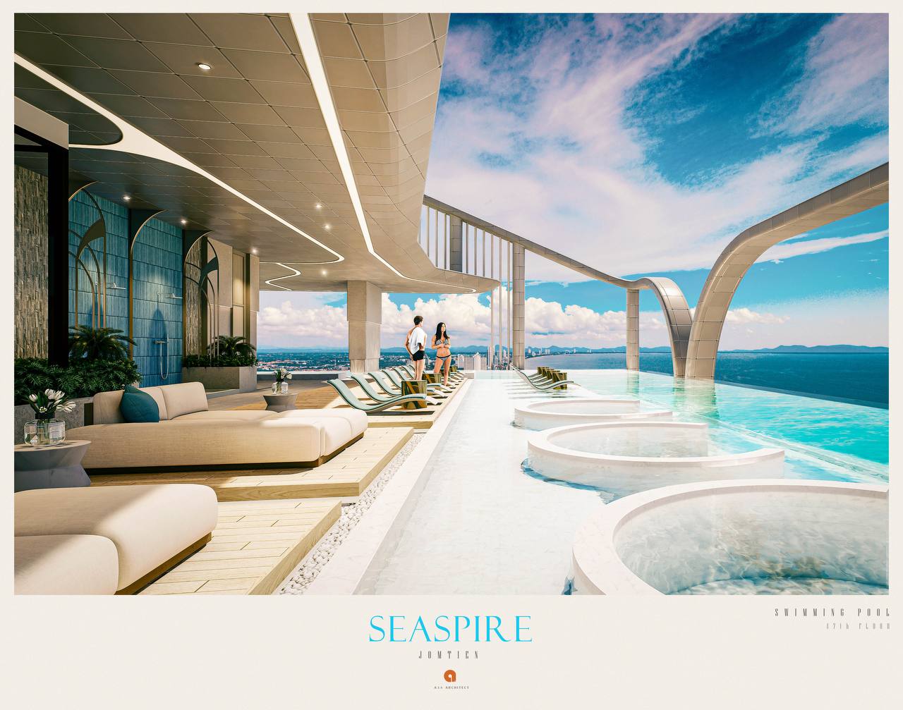 Продажа резиденций в небоскрёбе у моря