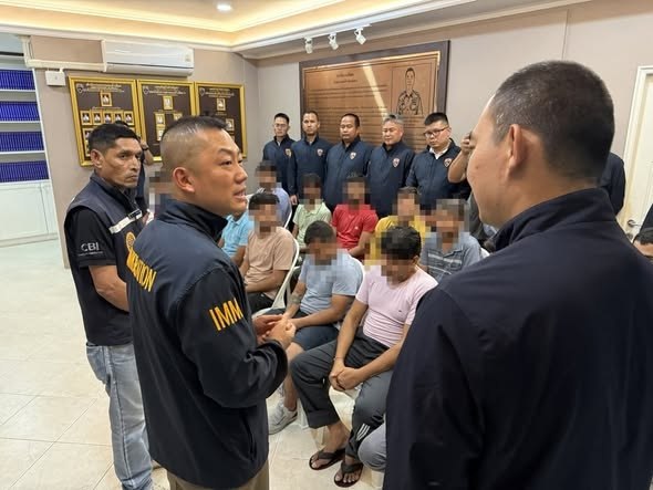 Рейд в Паттайе: задержание мигрантов