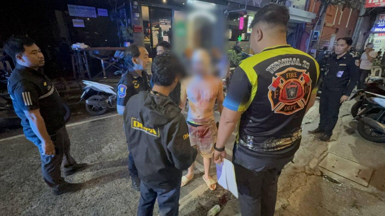 Жестокое нападение на туриста в Паттайе