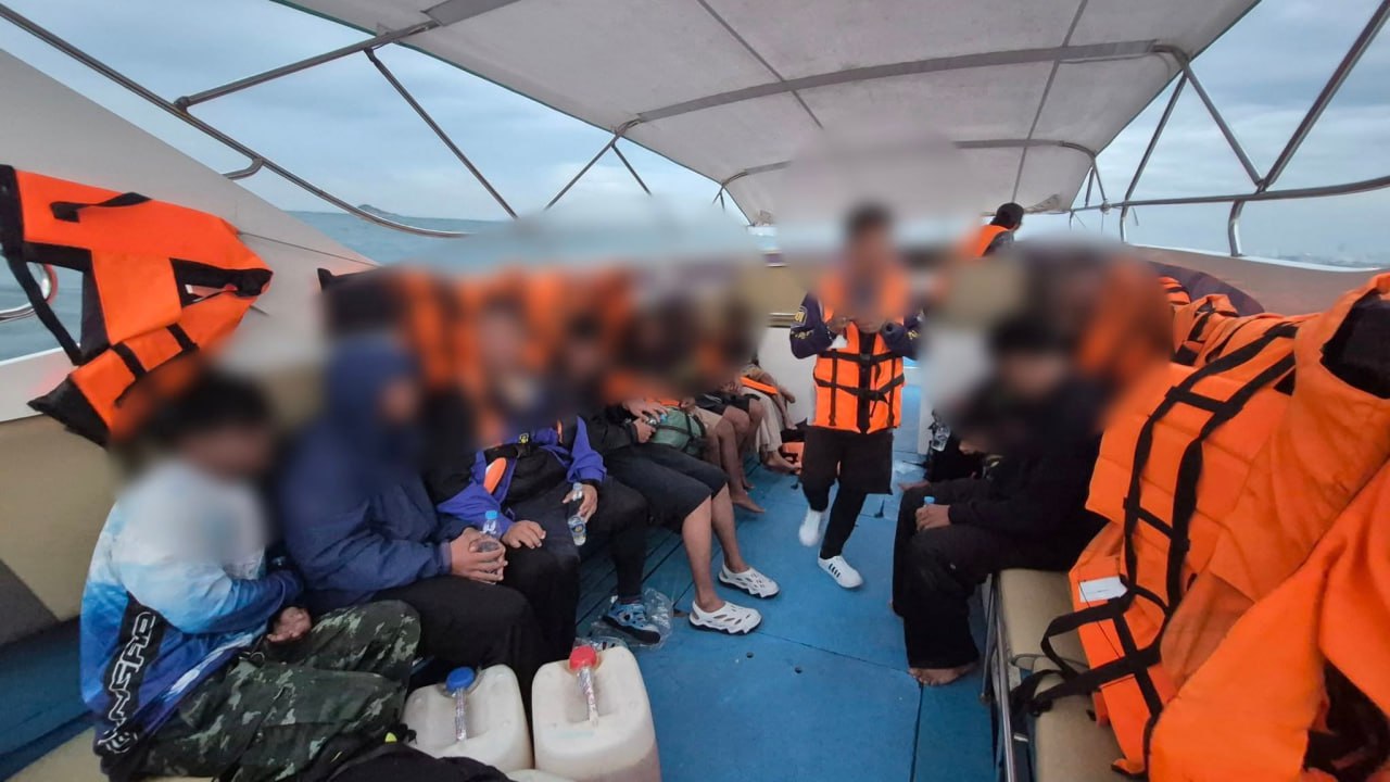 Спасение рыбаков в Паттайе