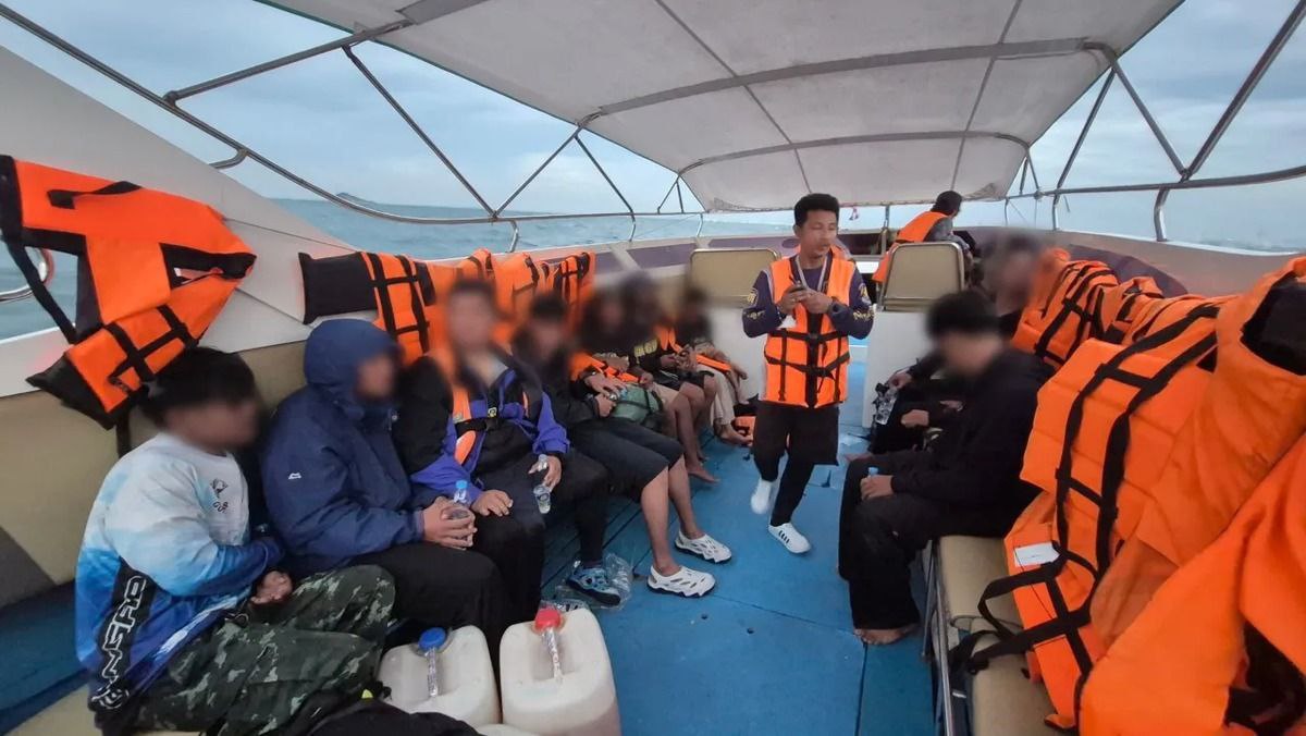 Спасение туристов в открытом море