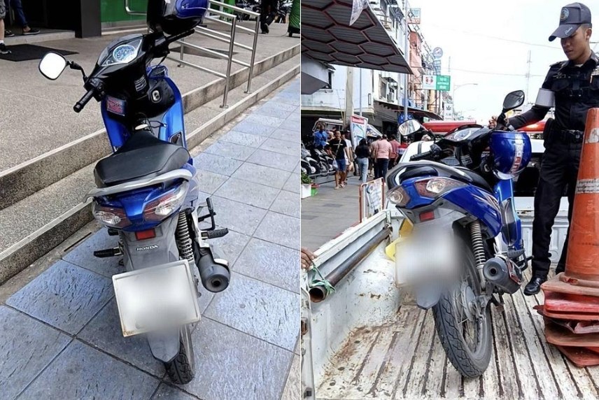 Освобождение тротуаров в Паттайе