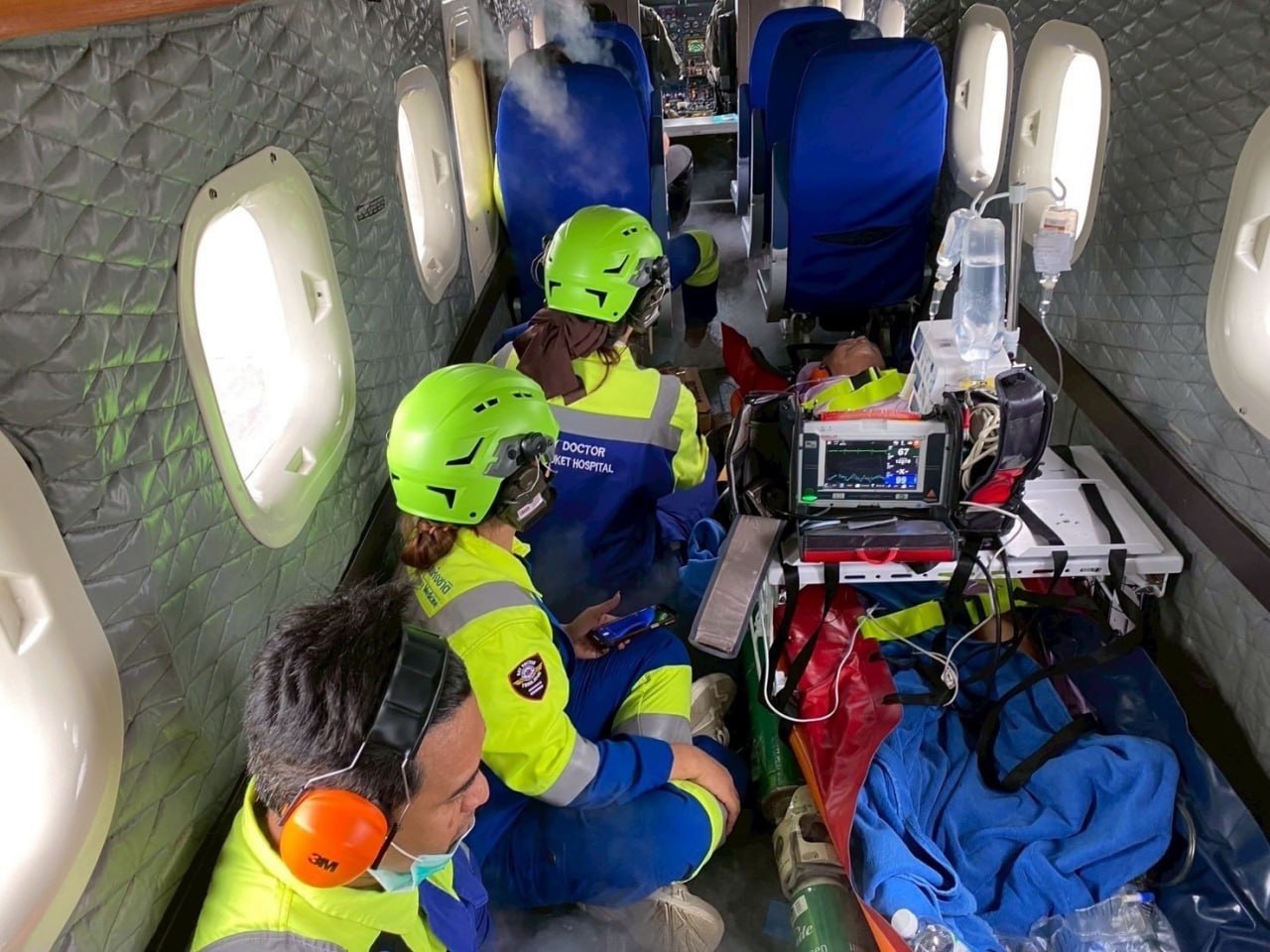 Спасение туриста тайскими военными