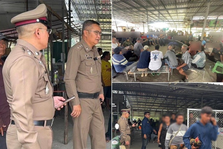 Полицейская операция в Паттайе