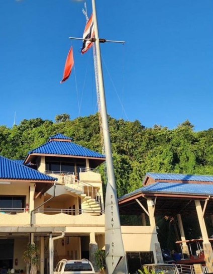 Красный флаг в Паттайе из-за шторма